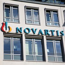 Building with sign reading &ldquo;Novartis&rdquo;